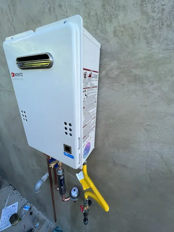 Tankless water heater installation for Reservoir Farms homes